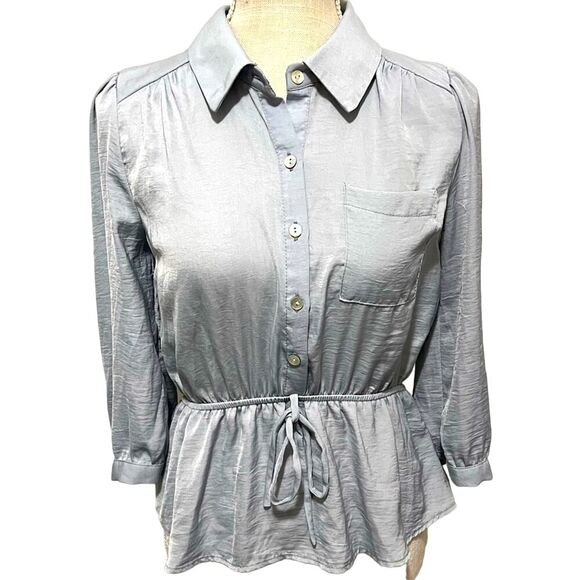 Juniors Monteau 3/4 Sleeve Shirt-Medium - Picture 1 of 5